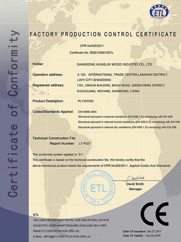 CE-certificate