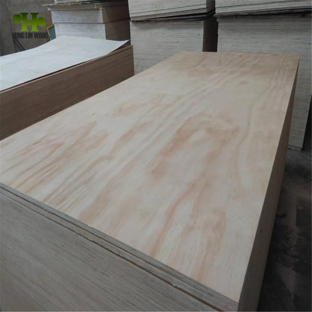 E1 Grade 4*8 FT Natural Pine Veneer Plywood 