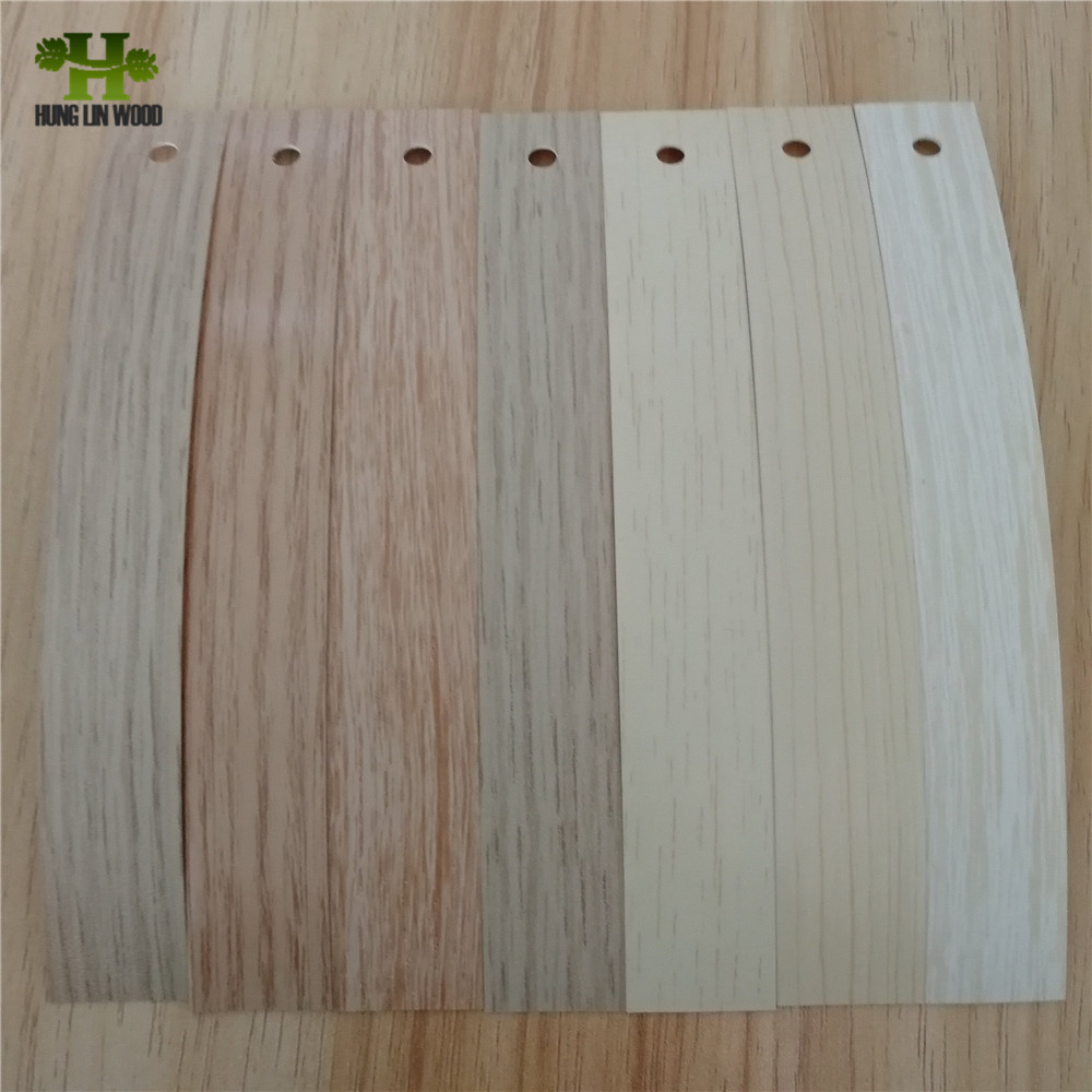 Wood Grain/Solid Color PVC Edge Banding for Indoor Furniture