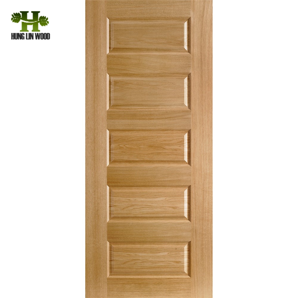 Moulded Wooden Interior HDF Door Skin for Apartment