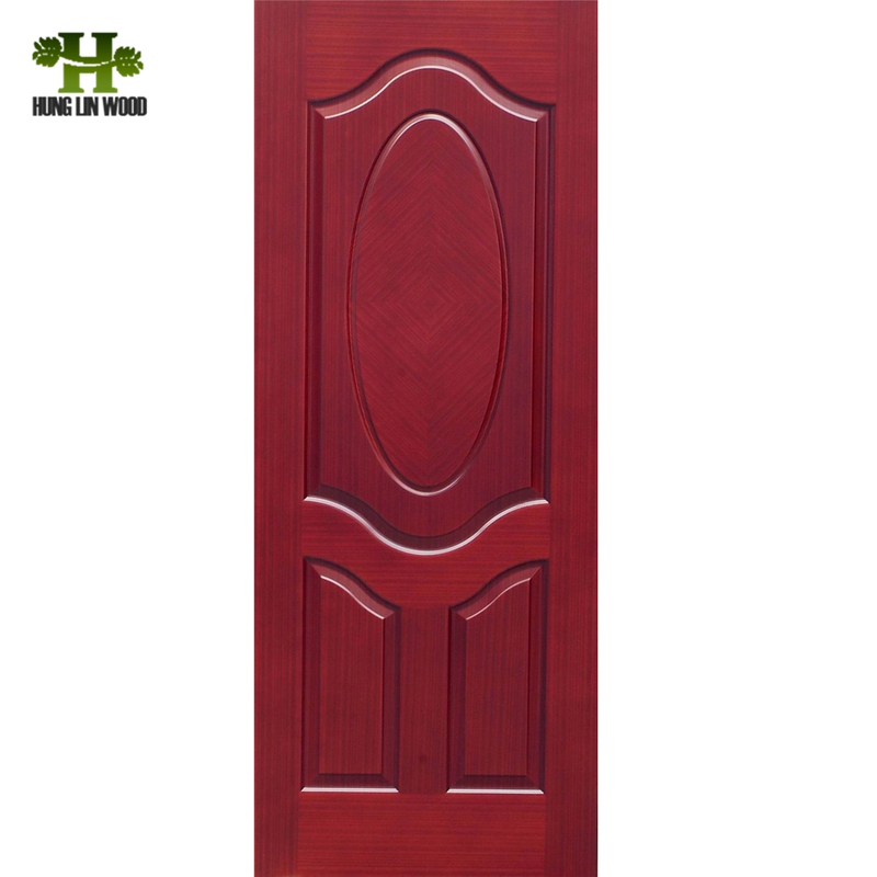 Modern House Design Wood Veneer &Melamine Door Skin/ Molded Door
