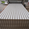 Slotted MDF Board/Slat Wall Panel /Grooved Board with Aluminium Inserts
