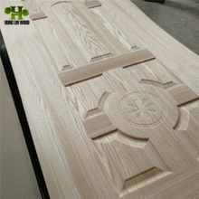 Wood Veneer/Melamine Paper Moulded MDF/Plywood Door Skin