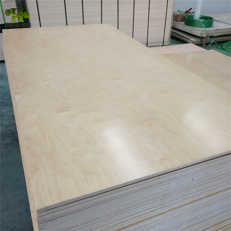 18mm BB/CC Grade Birch/Poplar/Pine/Okoume Commercial Plywood for Furniture
