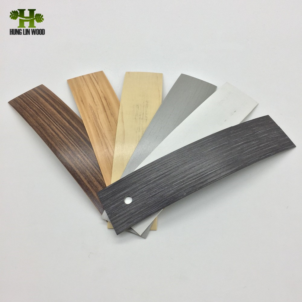 High Glossy Wood Grain PVC Edge Banding for Furniture