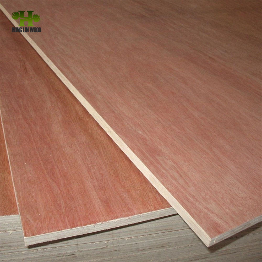 18mm Furniture Grade Okoume/Bintangor Veneer Poplar Core Commercial Plywood