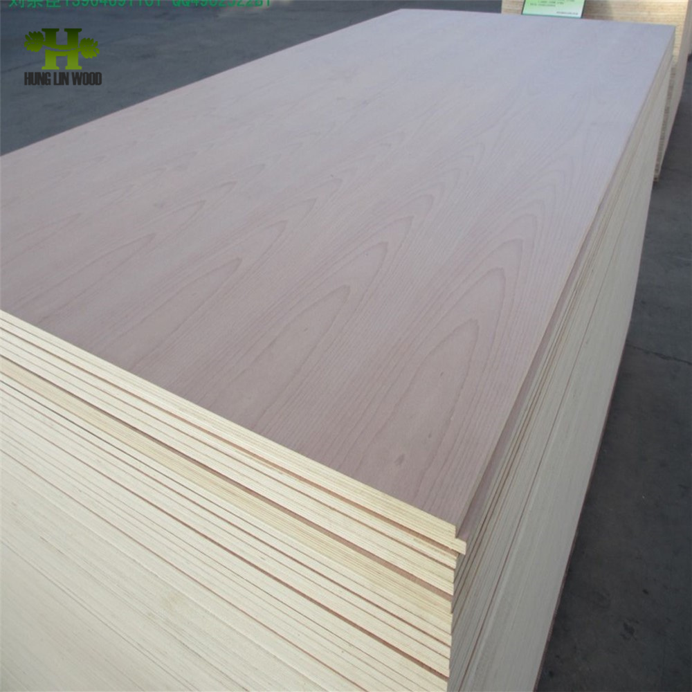 Hardwood Core Wood Grain Melamine Faced Ecological Plywood