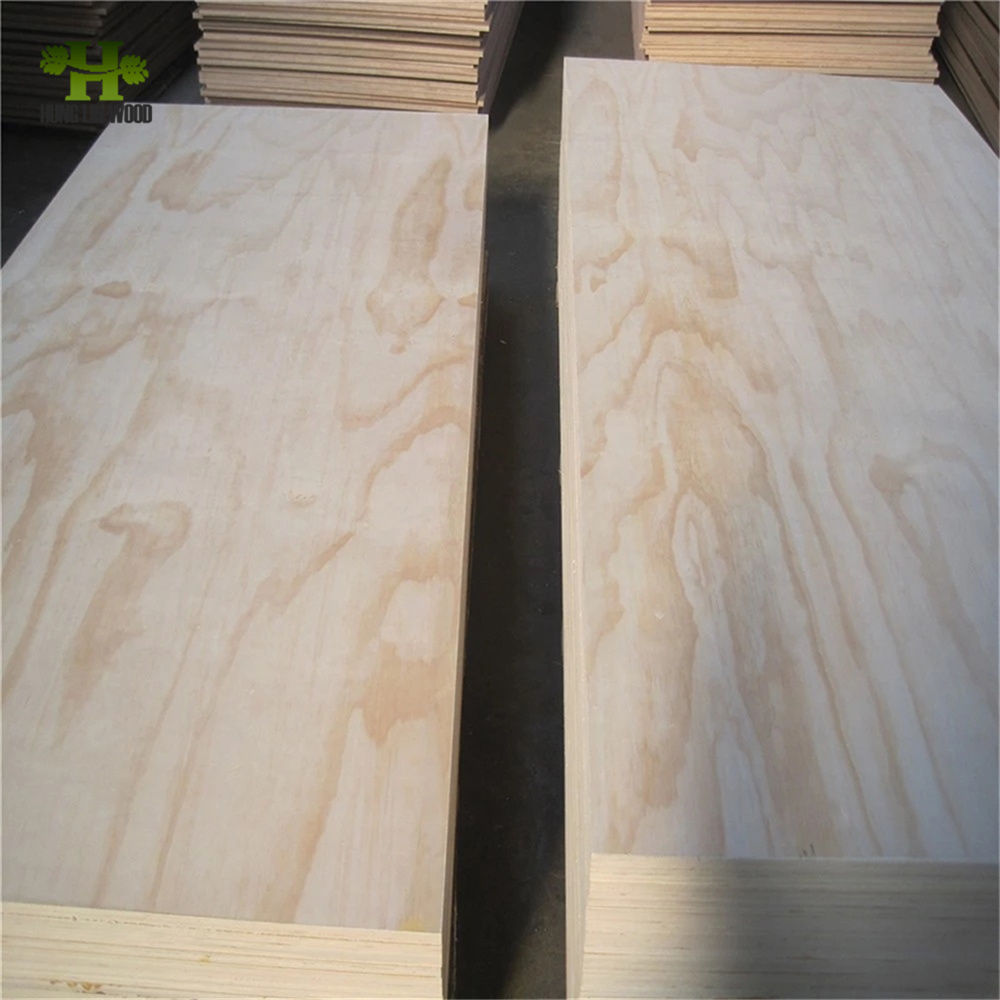 E1 Grade 4*8 FT Natural Pine Veneer Plywood 