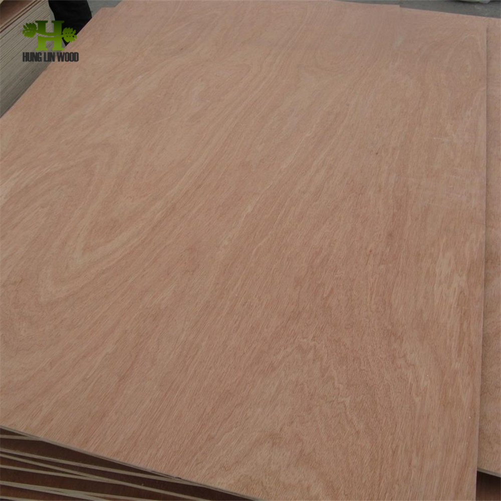 15-18mm Wood Veneer Laminated Commercial Plywood for Furniture and Cabinets Used