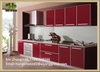 High Glossy Modern White Lacquer Kitchen Cabinets Customized Contractor