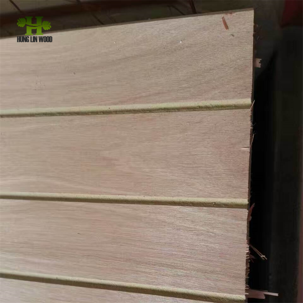 Slotted Plywood, Tongue &W and U and V Grooved Plywood for Wall