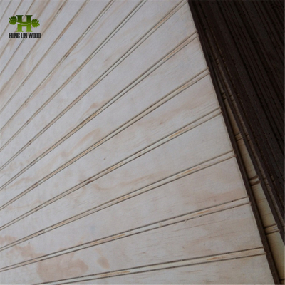 W Type of Slot Pine Plywood From Factory in 9mm 12mm 18mm
