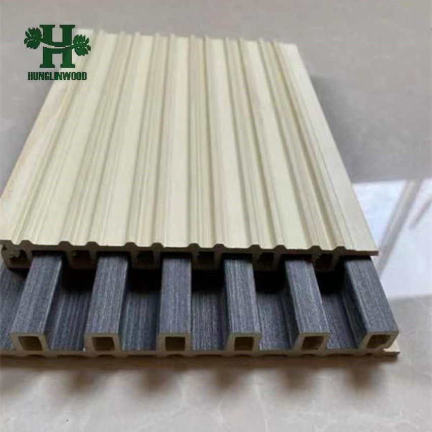 Modern Style Indoor Wall Panel Grille for Hotels Waterproof Wood Plastic Composite WPC for Interior Design & Decoration