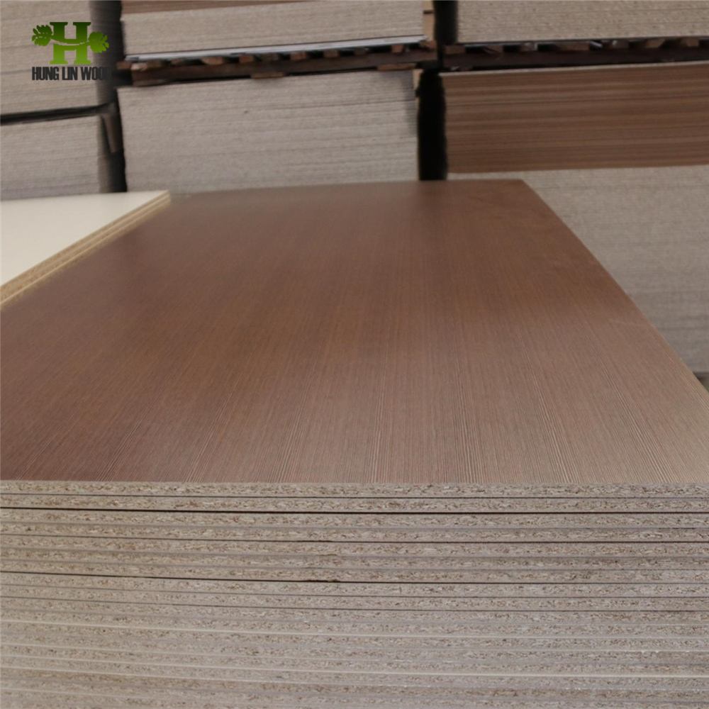 Melamine Particle Board 16mm White Laminated Chipboard for Decoration