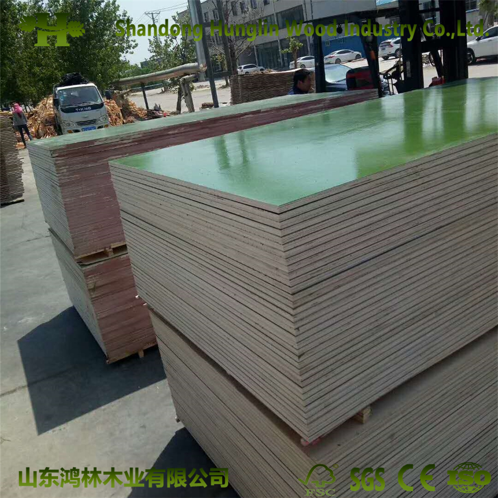 Poplar Core PP Film Faced Plywood More Times Reused Plastic Plywood