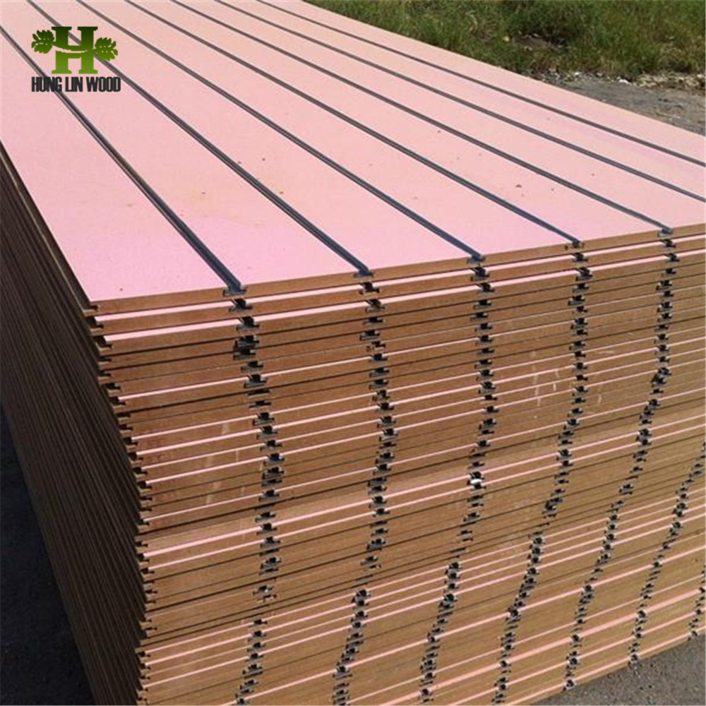 Melamine Wooden Slotted MDF for Display Board
