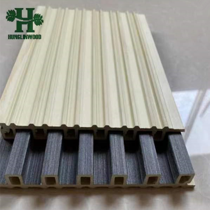 Modern Style Indoor Wall Panel Grille for Hotels Waterproof Wood Plastic Composite WPC for Interior Design & Decoration