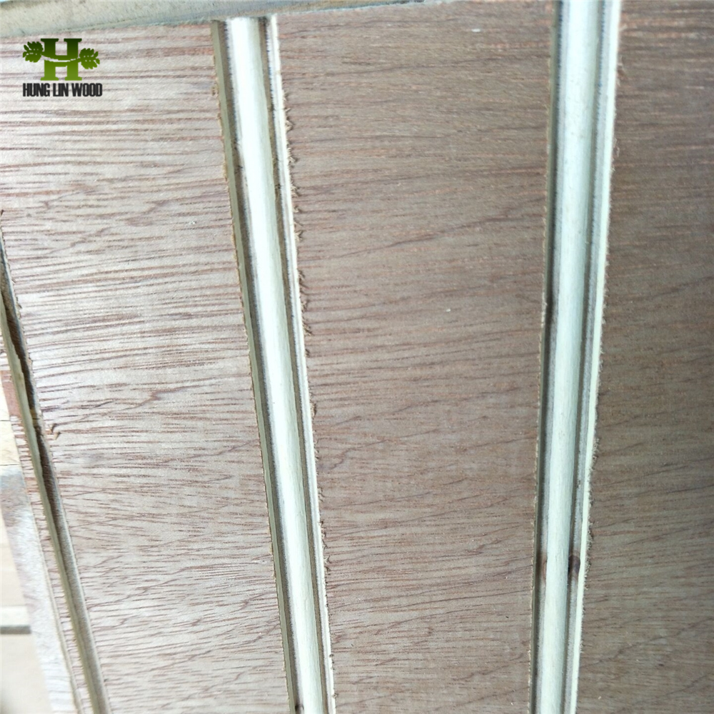 9/12/17mm Pine Faced CD Non-Structural Commercial Laminated Plywood, Grooved Plywood for Sell