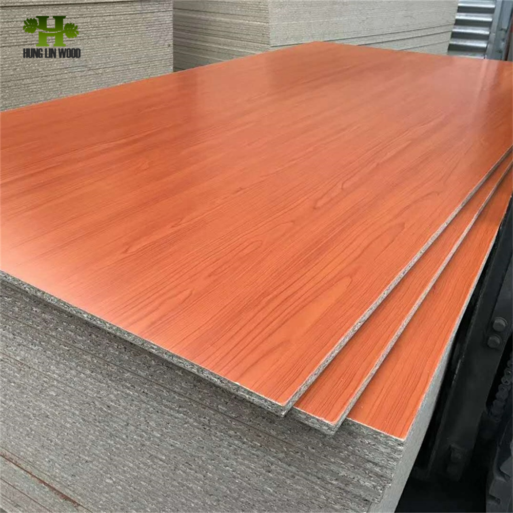 Melamine Film Faced Red Particle Board MDF for Sale Wholesale Chipboard for Construction