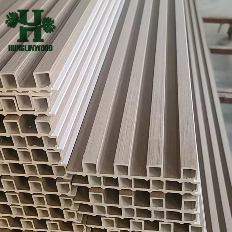 Modern Style Indoor Wall Panel Grille for Hotels Waterproof Wood Plastic Composite WPC for Interior Design & Decoration