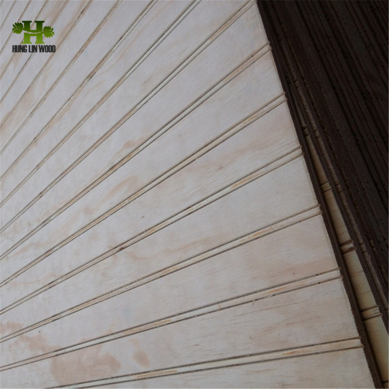 Slotted Plywood/Plywood Grooved Wall Panels/Tongue and Groove Plywood