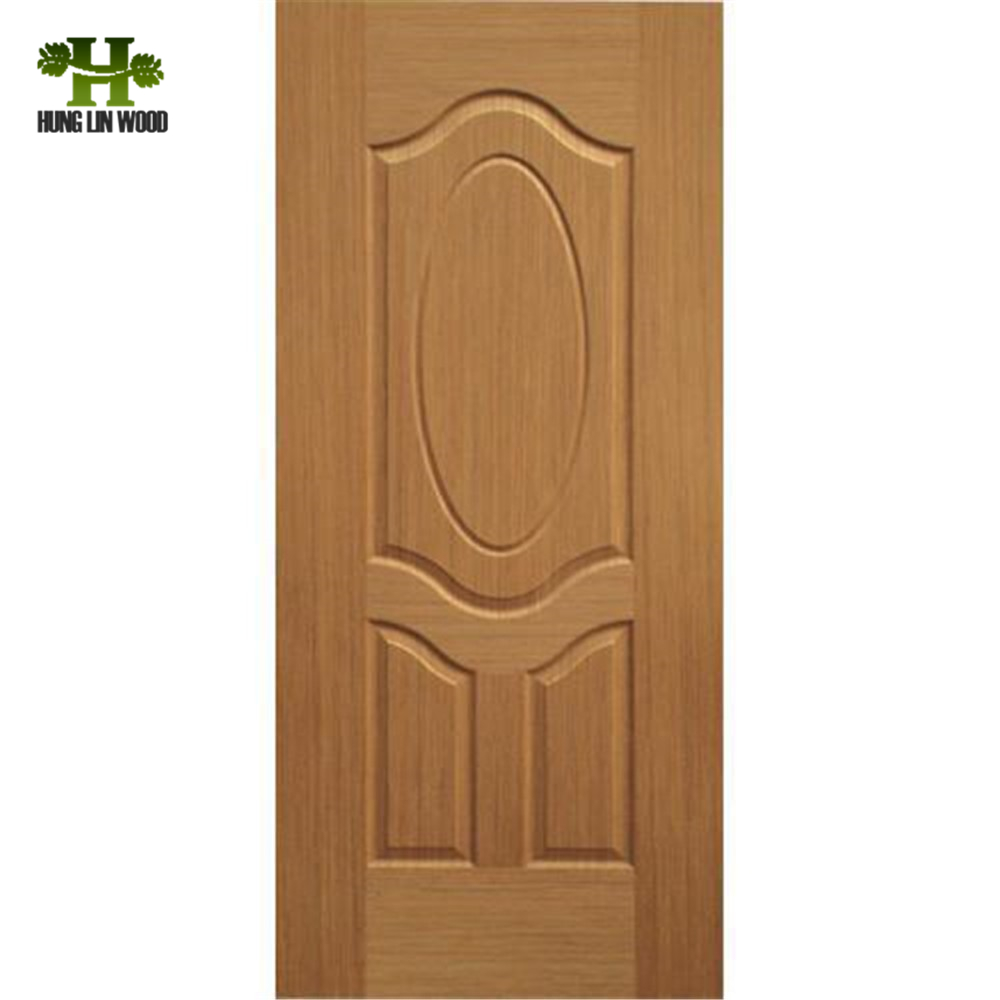 White Primer /Melamine /Veneer Interior HDF Door Skin for Doors
