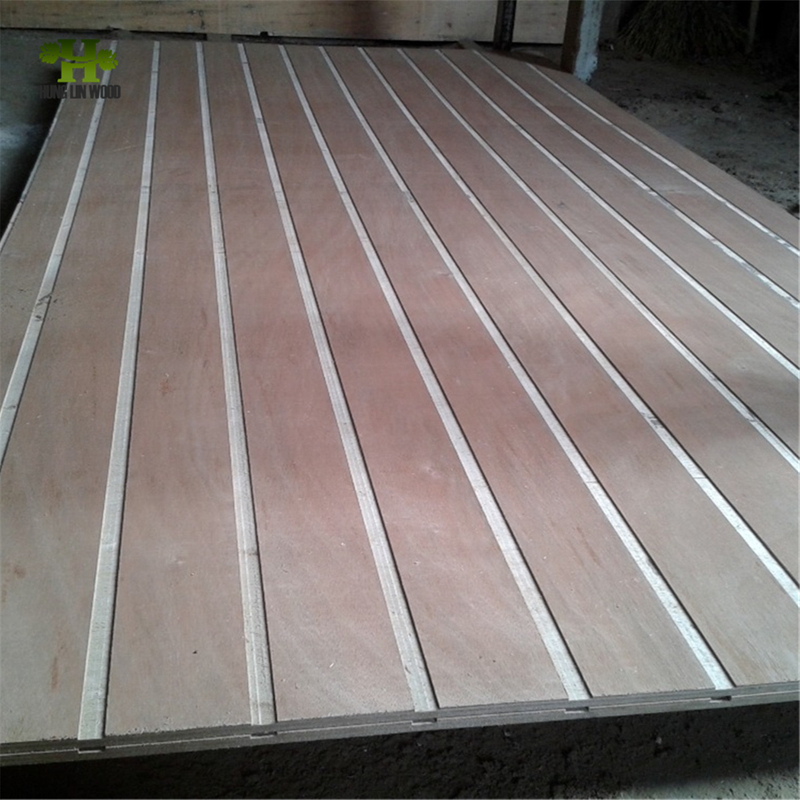 1220*2440mm Grooved/Slotted Commercial Plywood