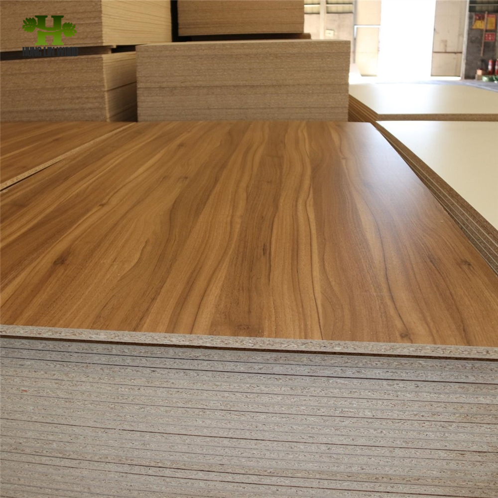 Wood Grain & Solid Color Melamine Laminated Chipboard for Indoor Furniture