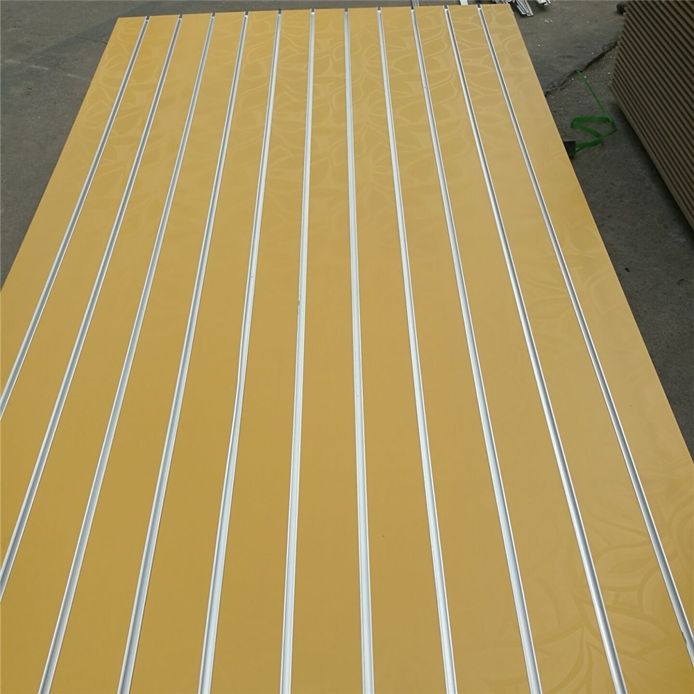 Ellipse Groove Melamine Laminated MDF Board with Ce
