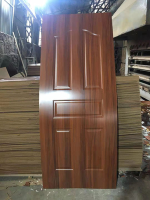 Classic Mahogany Door Panel Melamine Door Skin 07 Red 2150*920*3mm