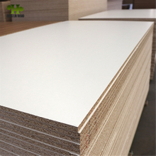 Melamine Particle Board 16mm White Laminated Chipboard for Decoration