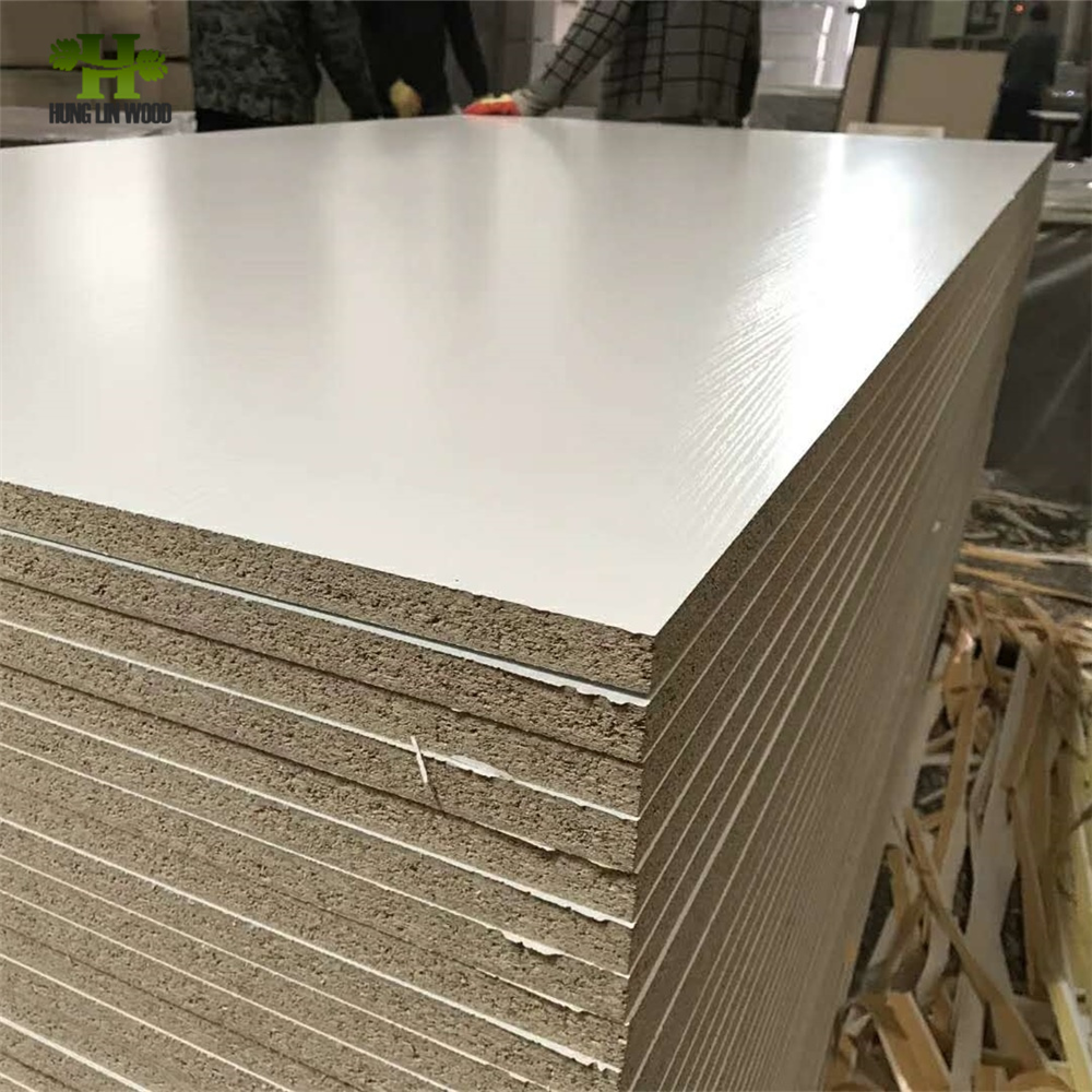 White /Black Pure Color Melamine Finished Particle Board