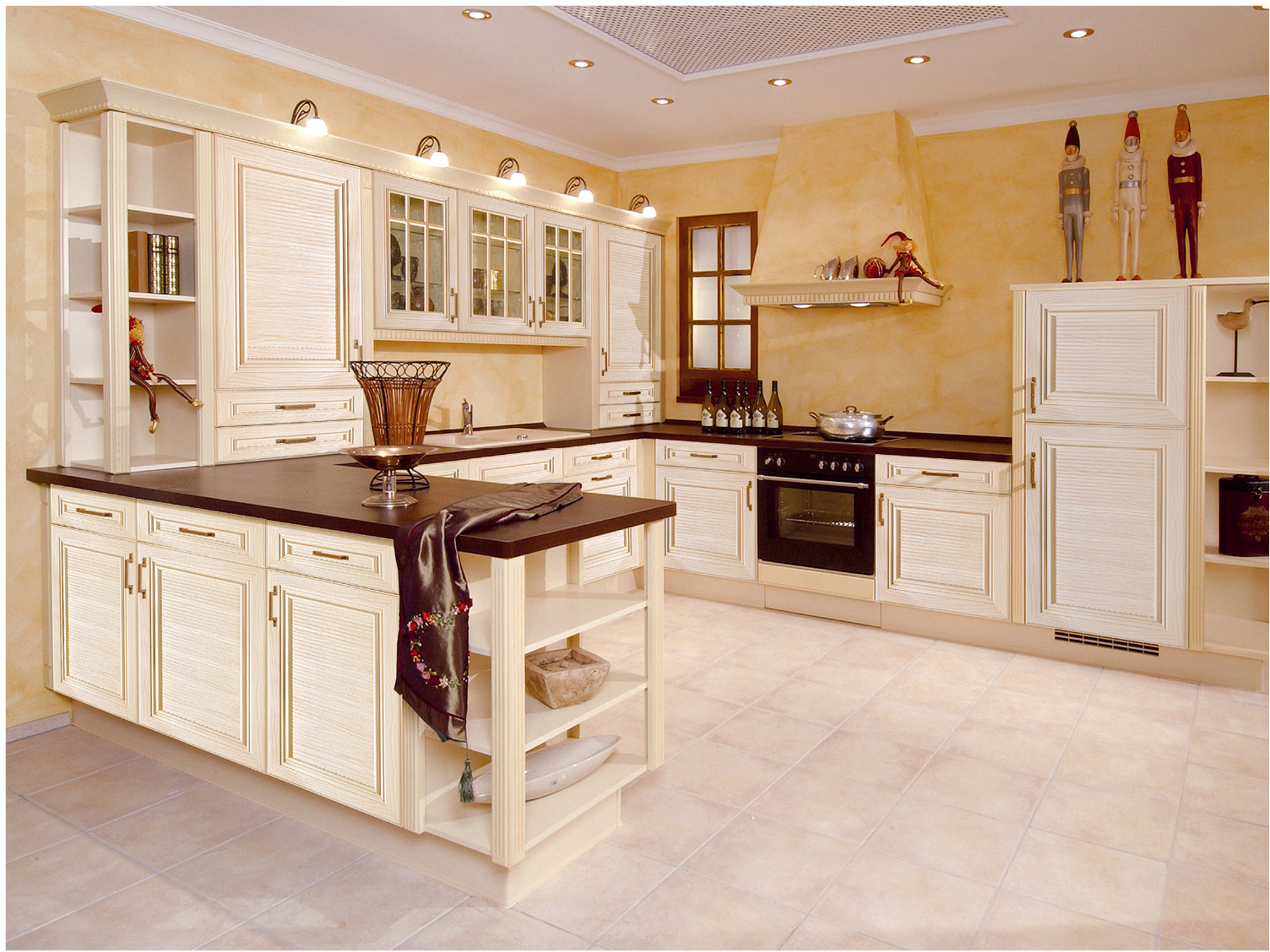 High-End Practical Simple and Durable Modular PVC Kitchen Cabinet Furniture
