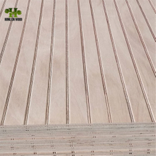 9-25mm Slotted/Grooved Pine Plywood for Decoration Commercial Plywood