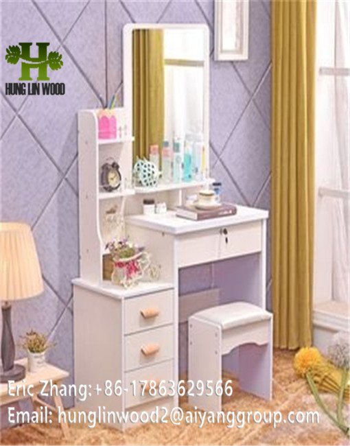 Dressing Table / Wooden Make-up Dressing Table with Stool /Bedroom Dresser