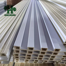 Modern Style Indoor Wall Panel Grille for Hotels Waterproof Wood Plastic Composite WPC for Interior Design & Decoration